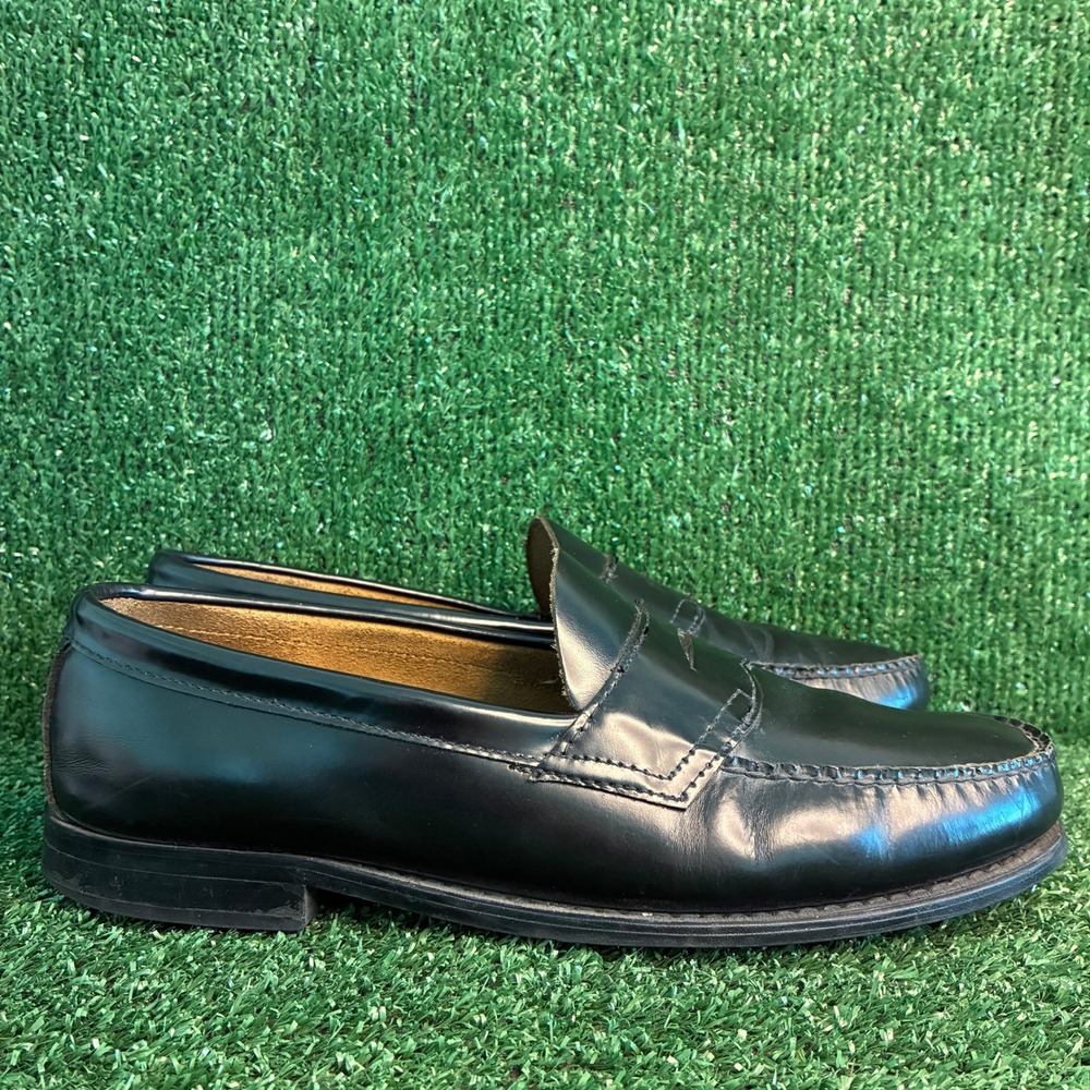 G.H. Bass & Co. Weejuns Leather Slip On Professional Loafers Black Mens 11E Wide